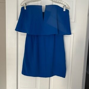 BCBGMaxAzria Strapless Royal Blue Dress